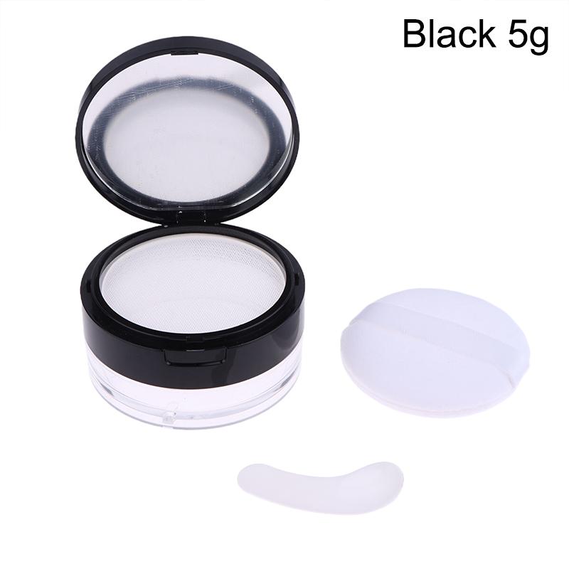 

5/10G Empty Air Cushion Puff Box With Powder Puff Mirror Elastic Mesh Portable Makeup Case Container For Loose Powder