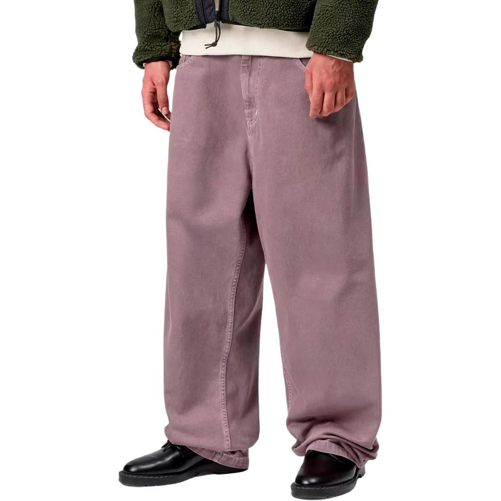 Carhartt WIP Solid Color Loose Fit Zip Casual Pants Men bottoms I03480933I4J