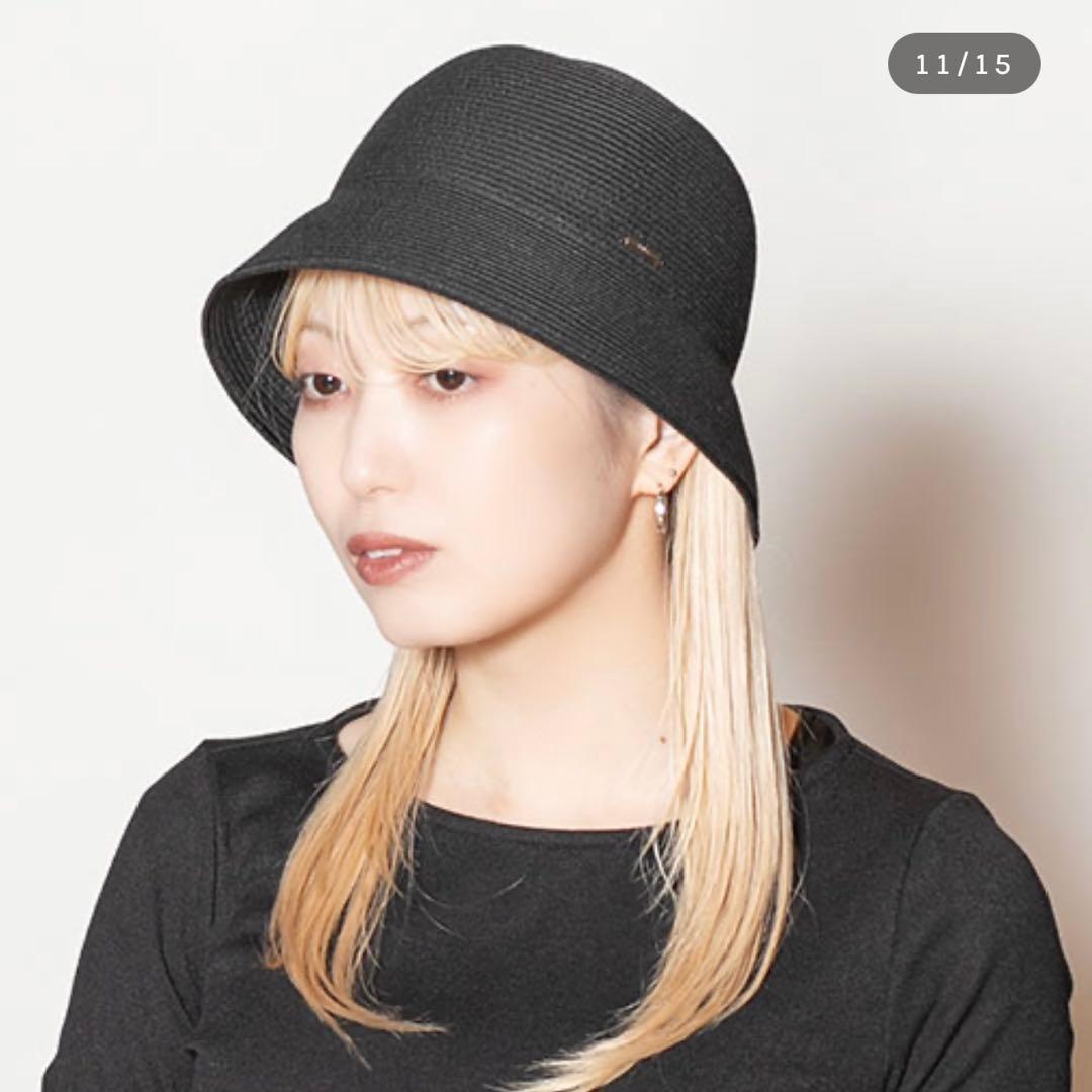 Used CA4LA PALM3 Mesh Bucket Hat Bucket Hat Black Summer