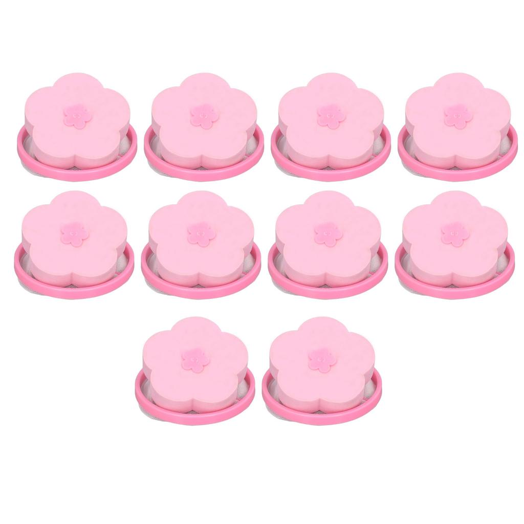 Waschmaschinenfilterbeutel Schwimmend Wiederverwendbar Wäsche Haare Maschenentferner für Pulsatorwaschmaschine 10 Stück