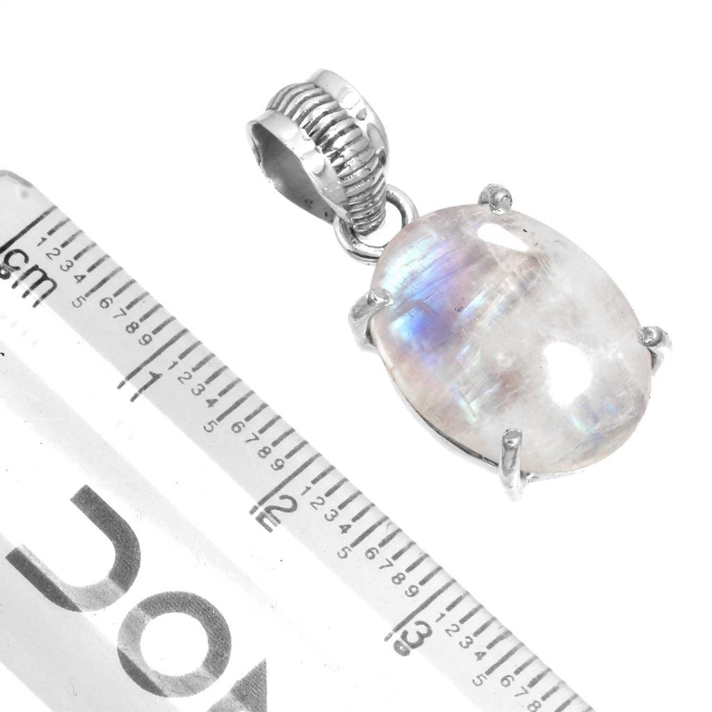 925 Sterling Silber Anhänger Damen Edelstein Handgefertigter Schmuck Muttertagsgeschenk Malachit Mondstein Rosenquarz Roter Stein Rauchtopas Tigerauge Vintage