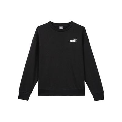 Women's Solid Color Casual Loose Drop-Shoulder Long-Sleeve Sweatshirt