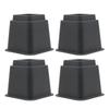 4Pcs Shock-Absorbing Bed Foot Pads Heavy Duty Table Lifters Stable Furniture Leg Risers  Chair Legs