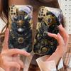 The Tiger of the Crown For Samsung A 31 32 A33 A34 35 14 A15 13 16 25 26 50 52 53 54 55 56 70 71 72 73 Golden glass phone case