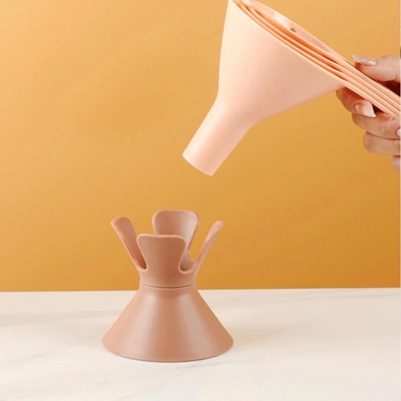 Multifunctional Funnel Removable Filter Durable and Sturdy Filling Residue Separation Six In One Filter for Essential Oil