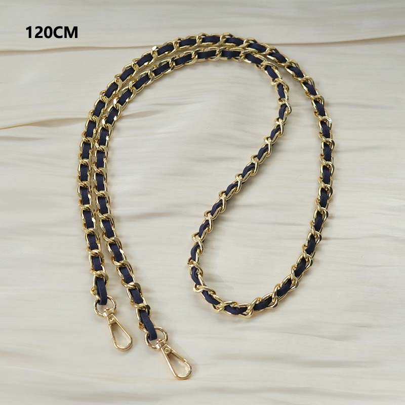 New Phone Accessory Long Cellphone Chain Anti Lost Universal Metal Leather Shoulder Neck Crossbody Phone Strap Case Holder Chain