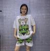 Plus Size Rhinestone Knit Shorts Set: Women's Loose Half Sleeve T-Shirt & Shorts
