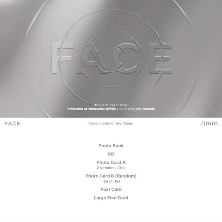 Jimin (BTS) - Face, Solo Album, Random Photobook Version