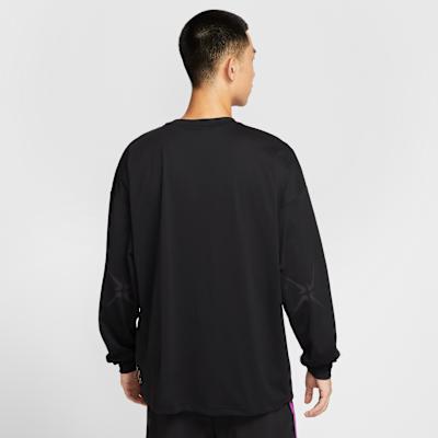 Men's T-Shirt Nike AS M DF STREET LS T Shirt Men's Black