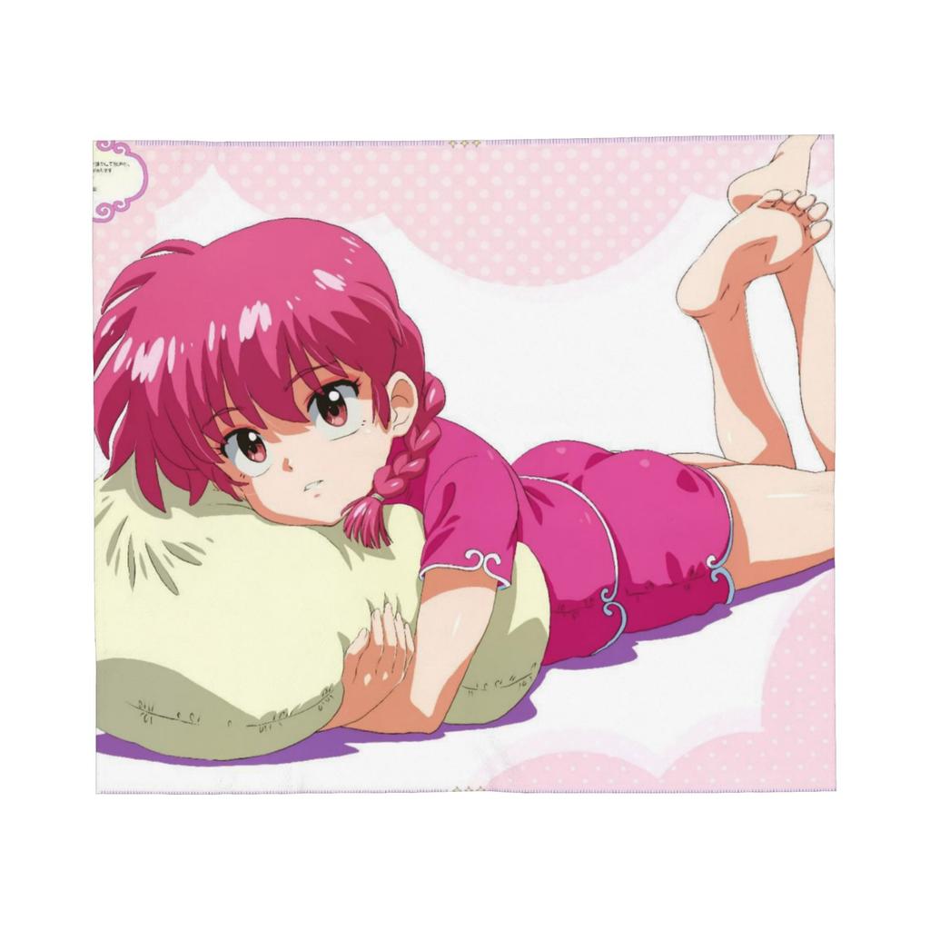 Ranma 1/2 Japanese Anime Shampoo Blanket Flannel Spring Autumn  Soft Throw Blankets for Bedding Bedroom Plush Thin Quilt