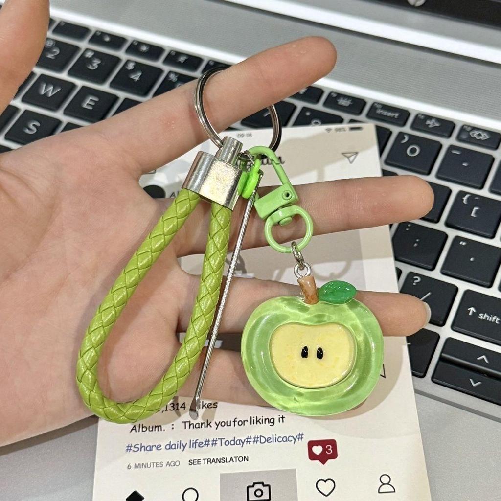 Creative Big Apple Keychain & Nail Clipper Set - Couple & Bestie Charm