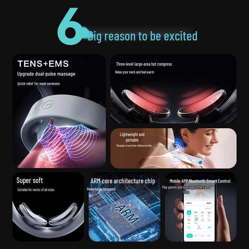 SKG G1 Smart Neck & Cervical Massager CN Plug (adapter Included)