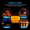12V 24V LED Side Marker Lights Car External Lights Warning Tail Light Signal Brake Lamps for Truck Trailer Lorry Bus 28LED