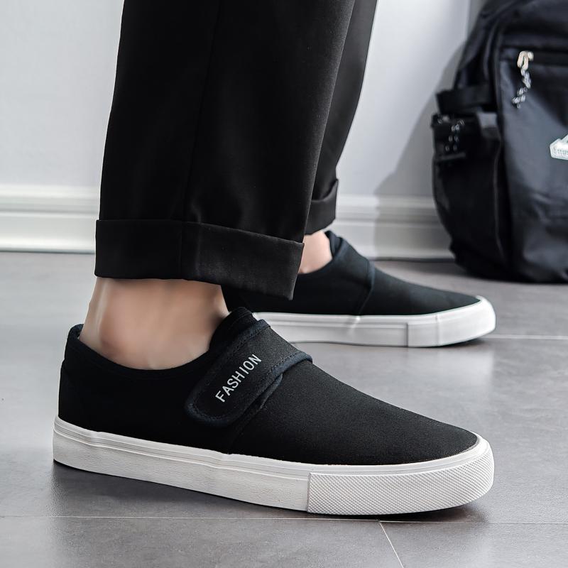New Canvas Shoes Men Summer Classic Loafers Men Casual Shoes Breathable Lazy Walking Flat Women Shoes Sneakers Black White