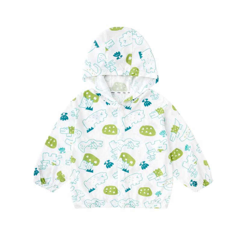 Dudujia 100% Cotton Kids Summer Sun Protection Hoodie