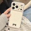 Hello Kitty Cartoon Polka Dot Phone Case for iPhone 14/15/16 Pro Max/17, Girly Heart Design.