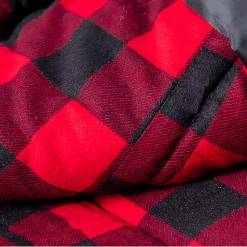 OEING Outdoor Flannel Lined Winter Sleeping Bag