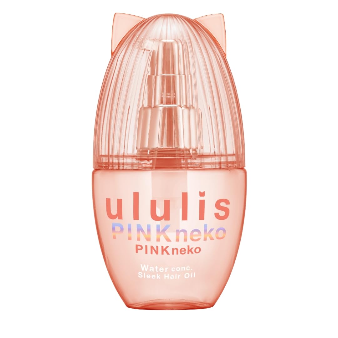 Ululis Wavy Care Pink Cat Water Conk Sleek Hair Oil 100mL
