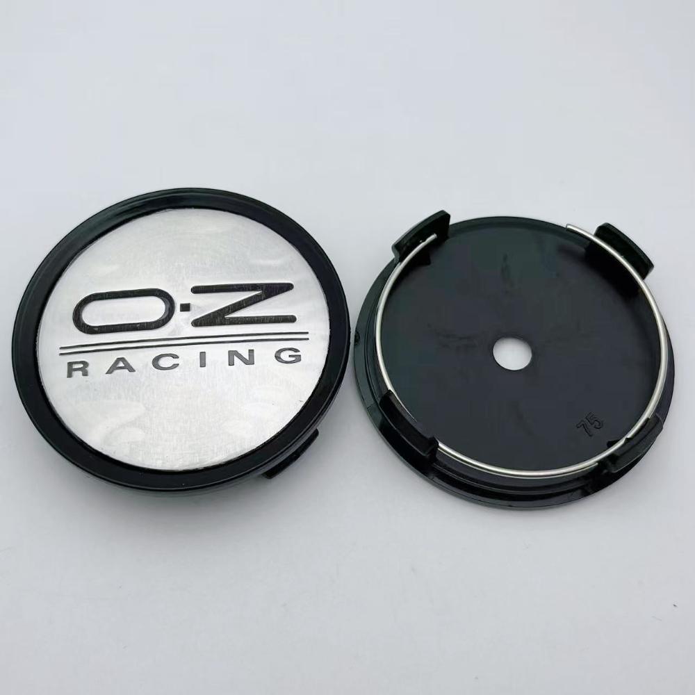 4pcs 75mm OZ O.Z Racing Logo Emblem Car Wheel Center Caps Wheels Hub Cap Hubcaps Auto Rim Centre Cover Styling Car Accessories