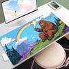 XXL Funny gorilla mouse pad Anti-slip Rubber 900X400mm large desk mat Precision Lock Edge for computer PC Office Accessories 1pc