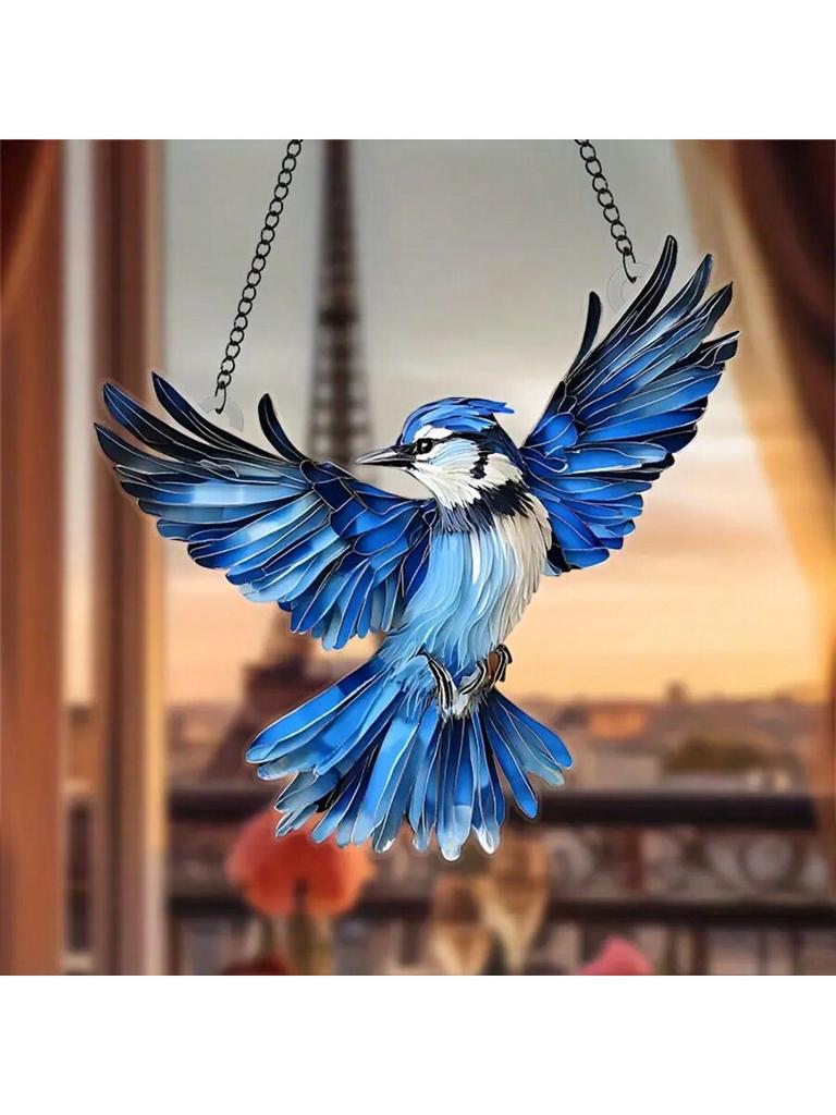 Enchanting Cardinals Light Catcher, Gift for Animal Enthusiasts, housewarming Party Decoration, Garden Office Home Decor