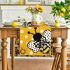 Summer Decorations Sunflower Table Runner Spring Summer Floral Bee Table Cover Summer Sunflower Decor Spring Summer Decorations for Home Party