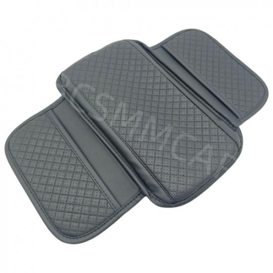 Black Car Armrest Cushion Cover Center Console Box Pad Mat Arm Rest Protector