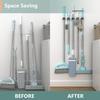 1Pcs Wall Mounted Mop Organizer Holder Wall-Mounted Waterproof Mop Storage Rack Broom Hanger Hooks Household Tools