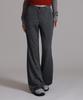 LIKE THE MOST Women'S Spandex Hidden Semi-Bootcut Slacks_Charcoal