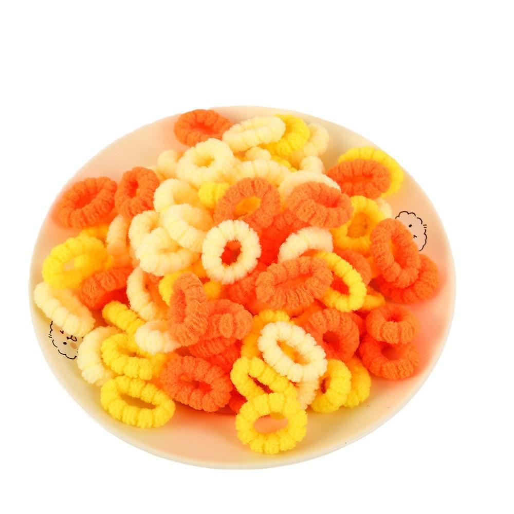 Kids' No-Damage Hair Ties: Elastic, Cute & Durable for Babies & Girls