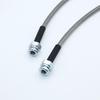 1Pair 10mm 20° Banjo + 3/8-24 Female Inverted AN3 Stainless Braided Universal Hydraulic Brake Hose Clutch Oil Line Tube