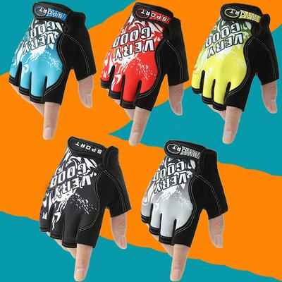 New Spring and Summer Sun Protection Gloves Thin Breathable Sports Summer Outdoor Cycling Fitness Men and Women Half Finger Gloves
