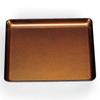 Square Tray with a Black Lacquerware Made in Japan J-kitchens (42cm) Pear-Ground Texture, (ABS Resin),