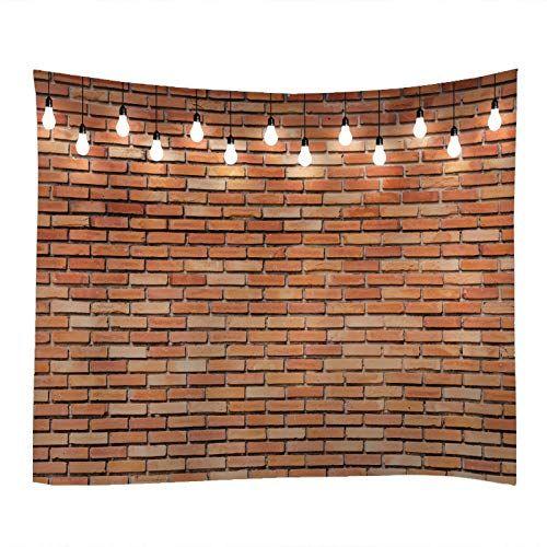 Tapestry Red Brick Wall 75x100 чёрный