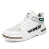 Fashion 2024 Autumn New Men's Sports and Casual Heightening off White Shoes Student Leather Shoes Versatile  luxury designer  zapatos