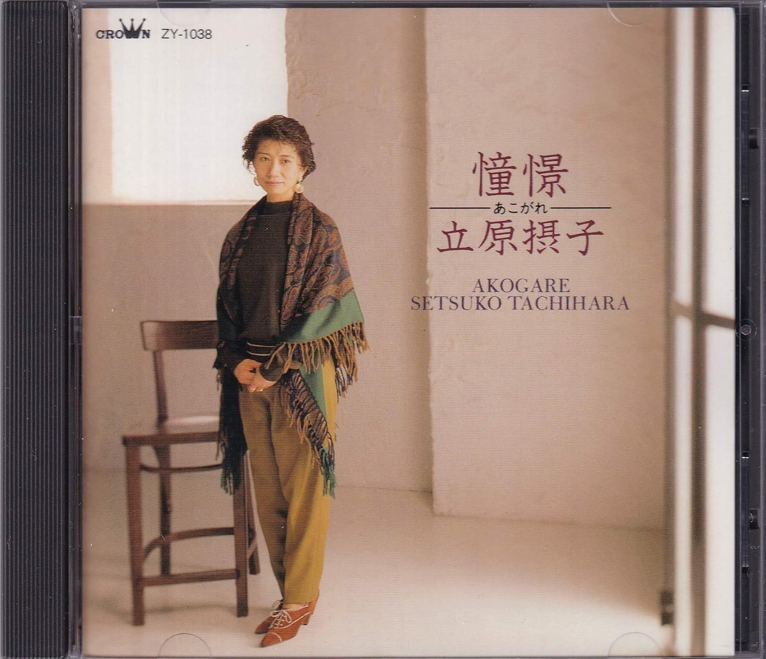 

CD SETSUKO TACHIHARA Doukei ZY1038 Crown 1989 Japan Japanese PopRock Used