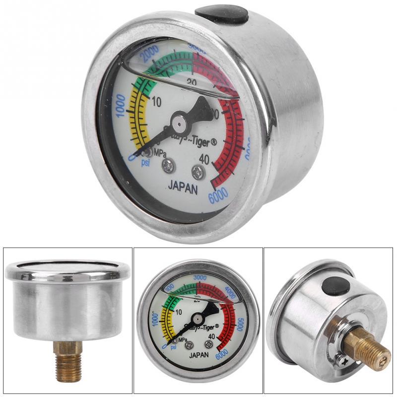 Air Pump Pressure Gauge 40MPA 6000psi Oil Filling Diving Equippment Manometer