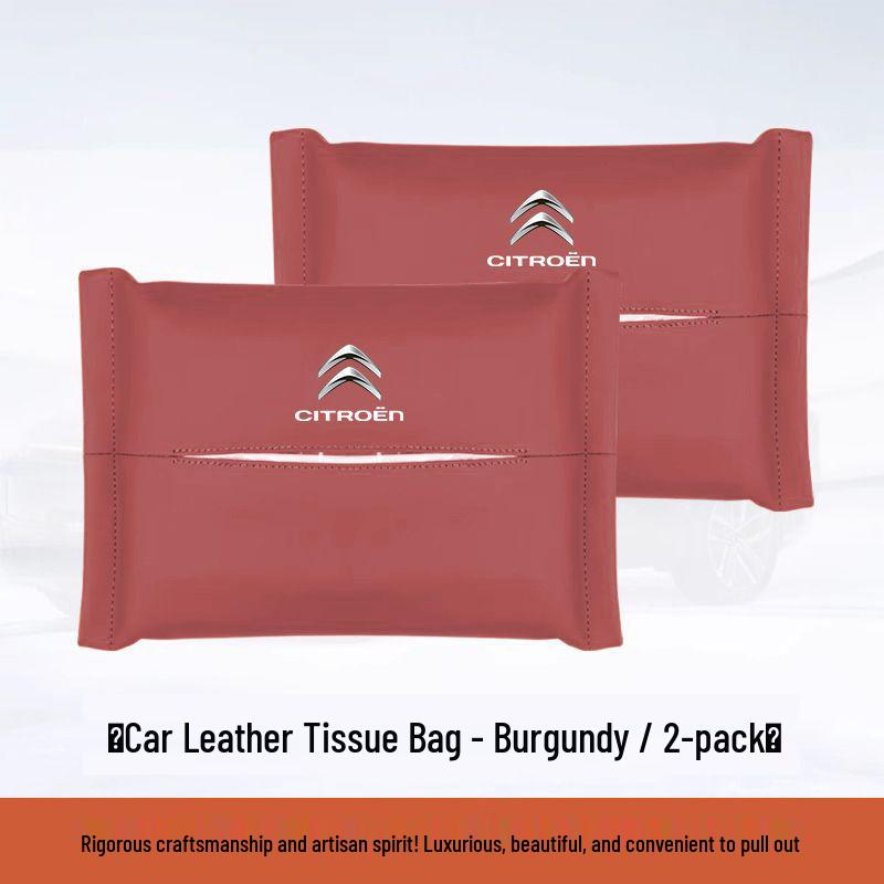 Citroen C6/C4 Versailles Leather Headrest Tissue Box