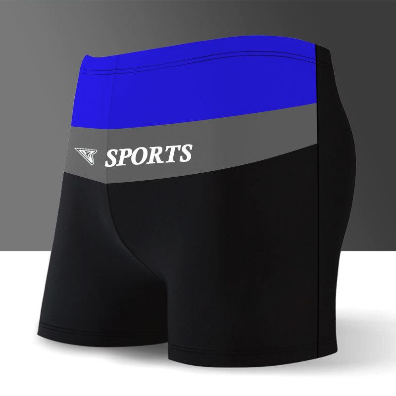 Trunchi de baie din nailon cu uscare rapidă pentru bărbați - Boxer simplu la modă pentru izvoare termale și parcuri acvatice