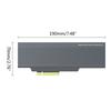 Dual NVMe PCIe Adapter M.2 NVMe SSD To PCI-e 4.0 Card Adapter Support for M.2