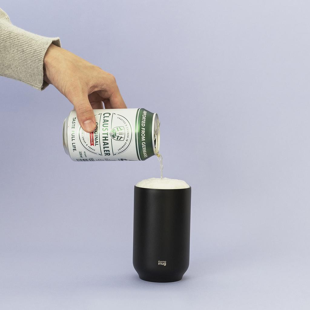 Thermo Mug Stainless Steel Cooler Vacuum Tumbler/Can Tumbler, 360ml, White, Double-walled Wall, CC23-36