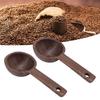 Wooden Coffee Scoop Walnut Wooden Spoon Coffee Accessories Walnut Teaspoon  Coffee Brewing