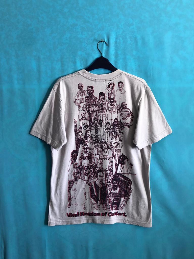RARE!!VTG pil gabba gabba hey punk disorder acdc seditionaries shine designed medium #1529