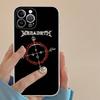 1pc Band M-MegadethS Rock Metal Transparent TPU Phone Case For IPhone 17 11 12 13 14 15 16 Pro Max 16 Plus Cover