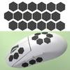 18/36 Stück Maus Seitengriff Schweißresistent Pad Anti-Schweiß-Paste Griffband Ersatz für Gaming-Maus Tastatur Zubehör