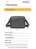 Men's Casual Oxford Cloth Crossbody Backpack for Daily Commute and Sport