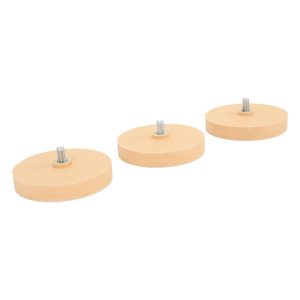 88mm Decal Remover Eraser Wheel Adhesive Remover Rubber Wheel with Metal Adhesive Scraper Plastic