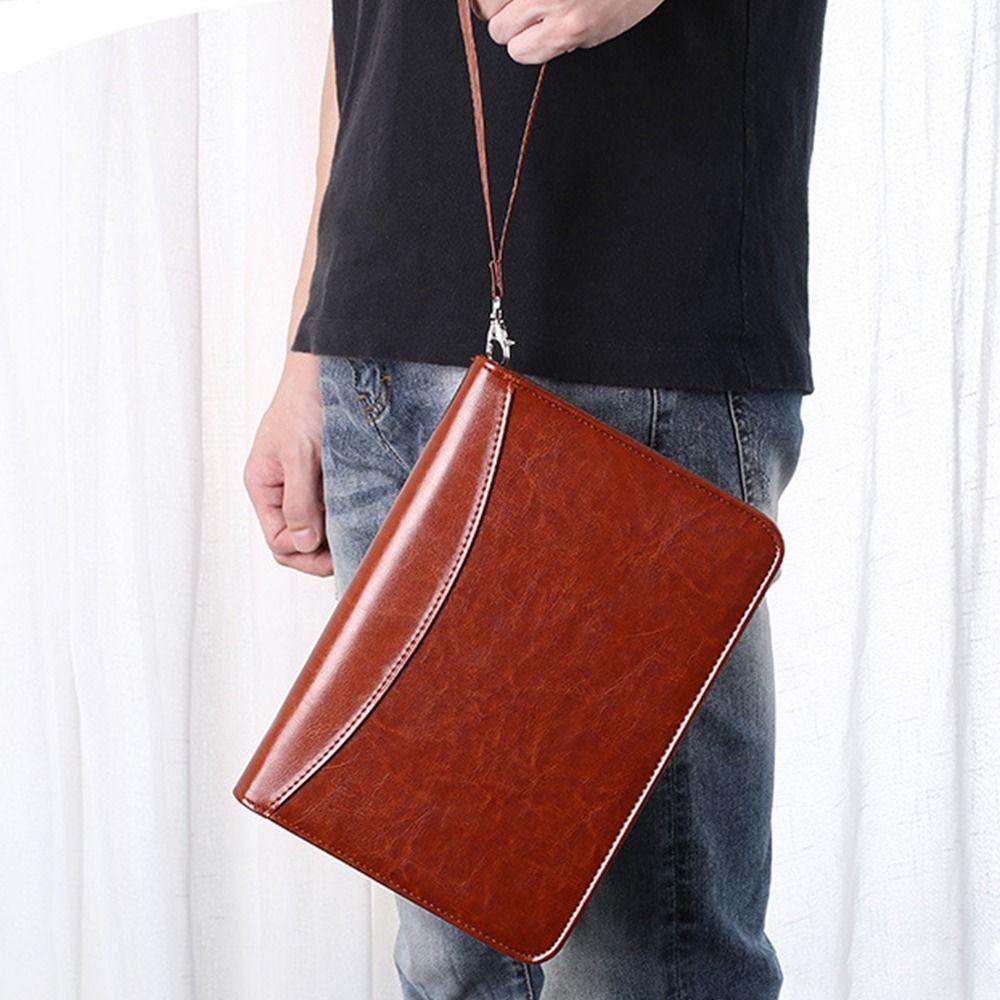 Přenosný pořadač s 6 kroužky, obchodní zápisník, poznámkový blok, volnoleafový zápisník, úschova dokumentů