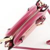 Michael Kors MERCER Handbag 35S1GM9M2T 2WAYShoulder Pink / red leather Women Used