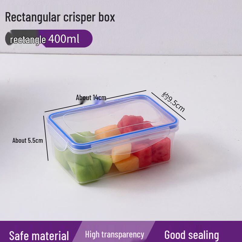 Sealed Rectangular Food Storage Containers